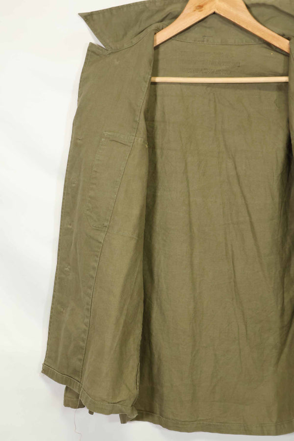 1960年代　沖縄CISO製　推定日本製　ローカルメイド　OG-107　ユーティリティシャツ　中古品