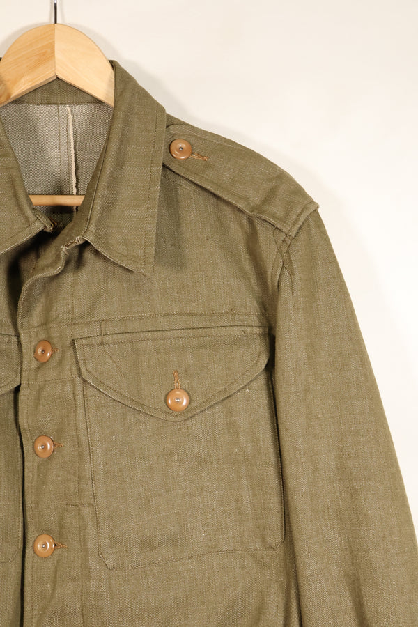 1950年代　サイズ No.7　イギリス軍　陸軍　バトルドレス　コットンデニムジャケット　短ジャケット　中古品