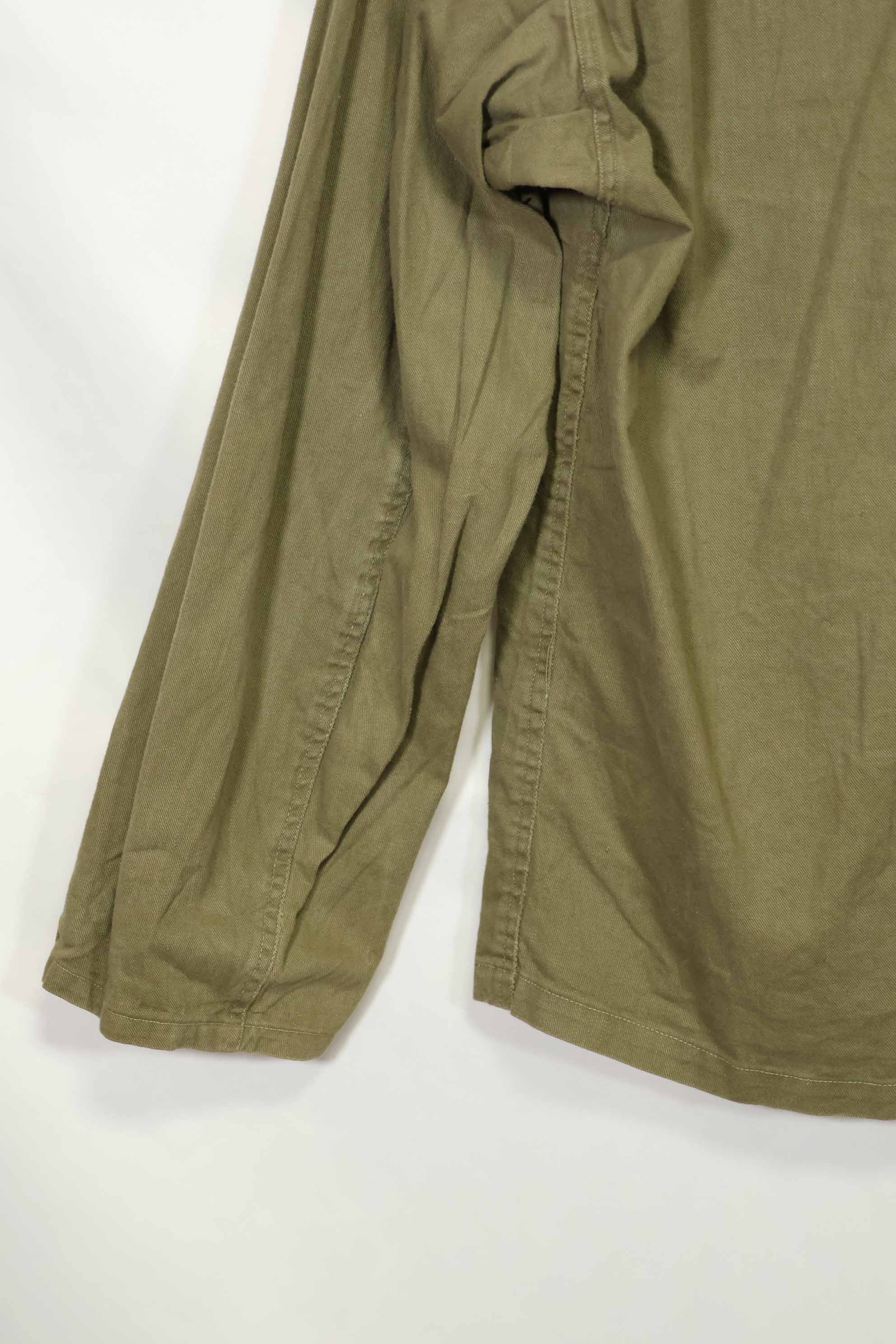 1960年代　沖縄CISO製　推定日本製　ローカルメイド　OG-107　ユーティリティシャツ　中古品