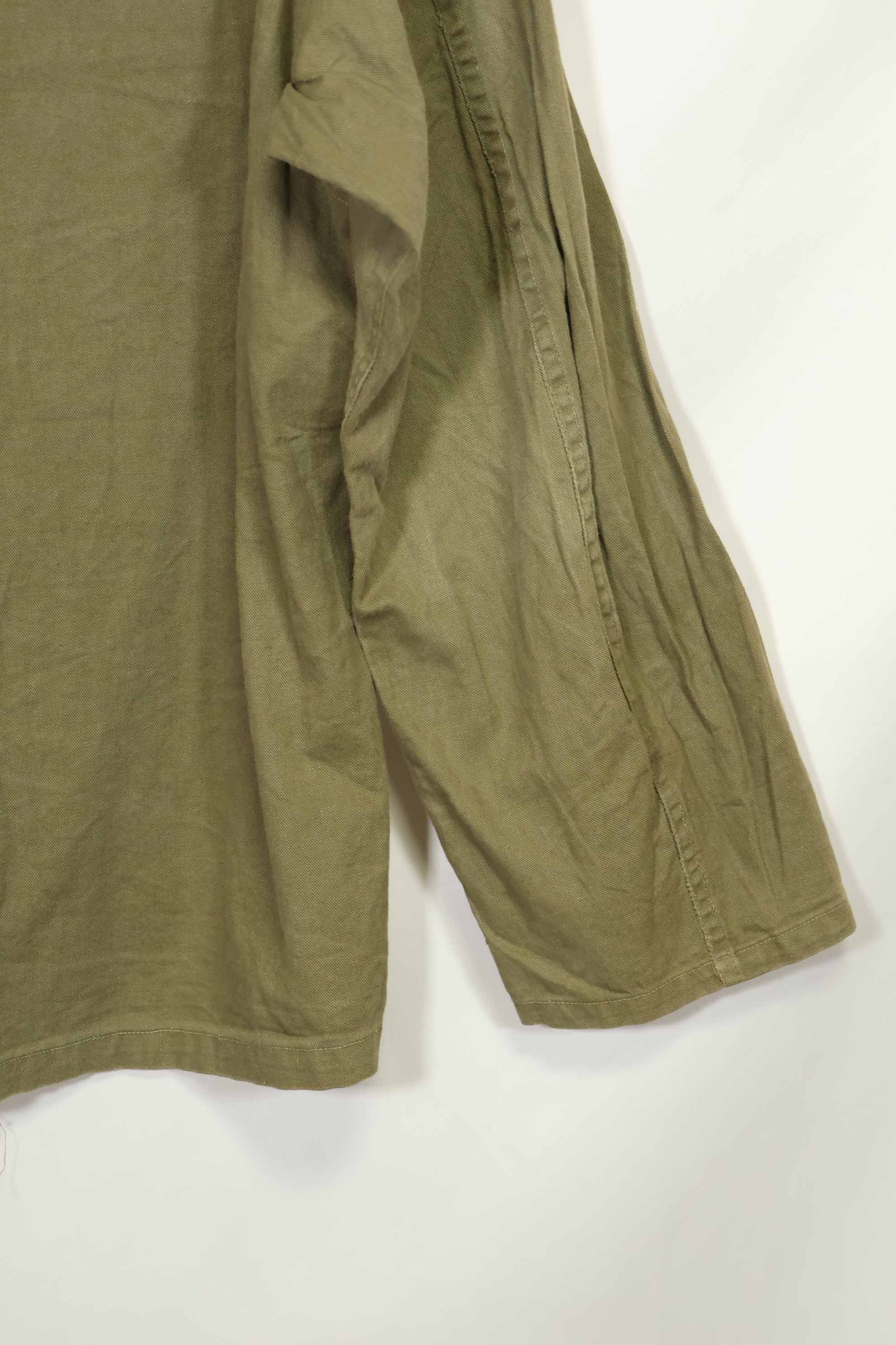 1960年代　沖縄CISO製　推定日本製　ローカルメイド　OG-107　ユーティリティシャツ　中古品