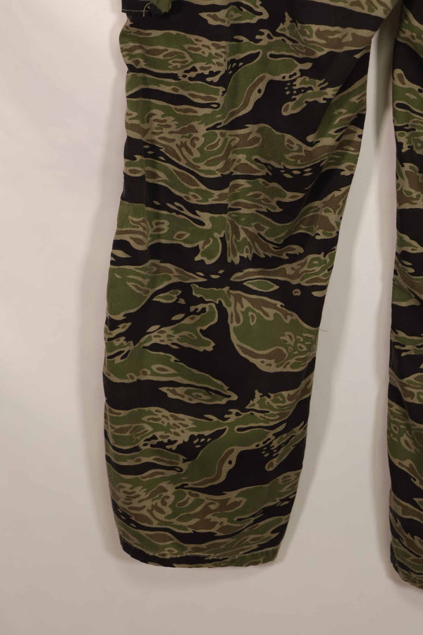 実物　レイトウォーパターン　タイガーストライプ　パンツ　US-L　中古品