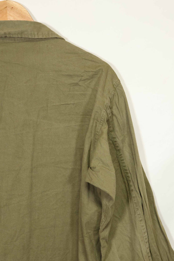 1960年代　沖縄CISO製　推定日本製　ローカルメイド　OG-107　ユーティリティシャツ　中古品