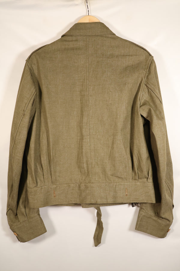 1950年代　サイズ No.7　イギリス軍　陸軍　バトルドレス　コットンデニムジャケット　短ジャケット　中古品