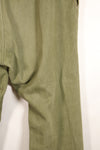 1950s, Size No. 6, British Army Battle Dress Denim Pants, Used