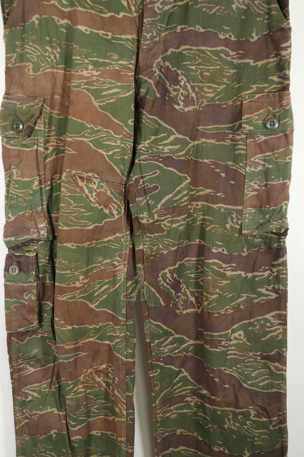 実物　タイガーストライプ　ゴールドタイガー派生パターン　パンツ　映画衣装品　C