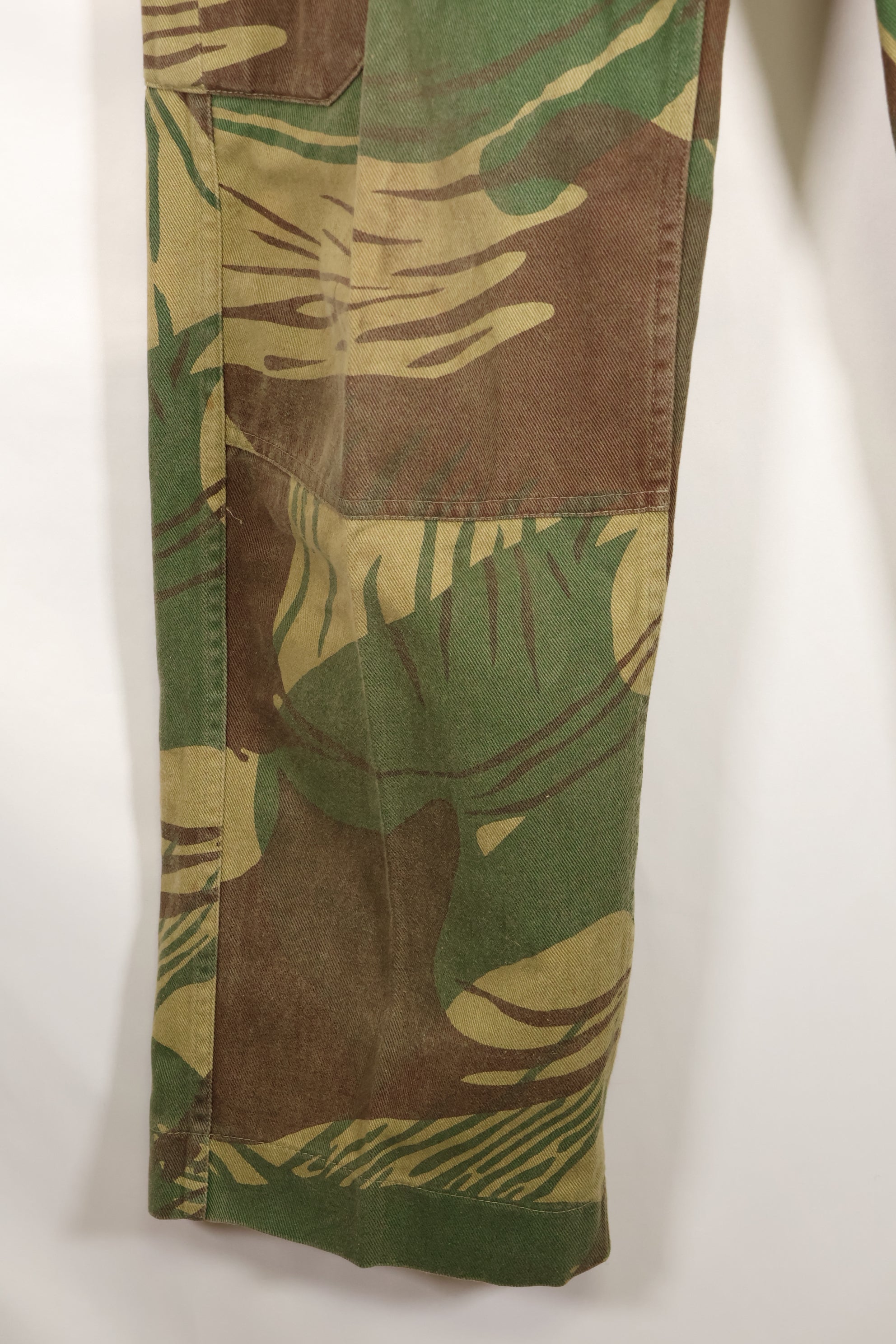 1970s Rhodesian Army Rhodesian camouflage shirt pants set, used.