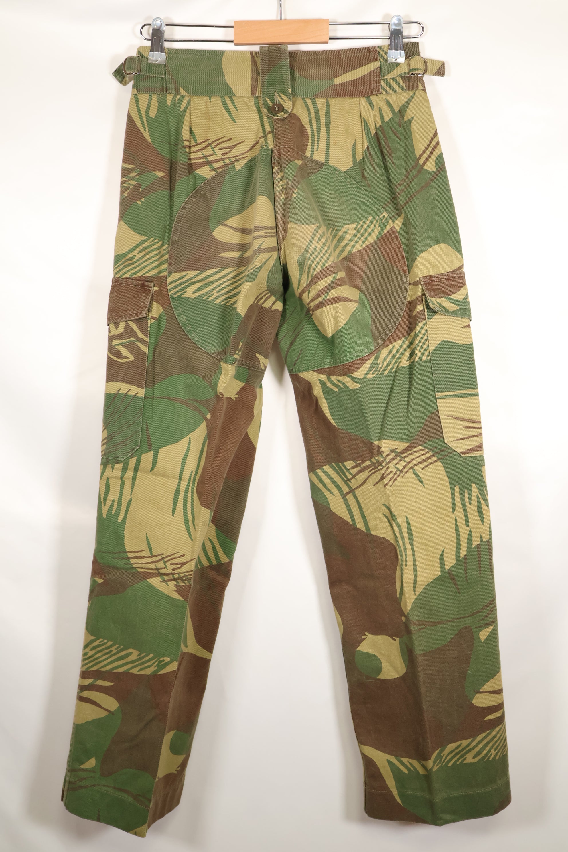 1970s Rhodesian Army Rhodesian camouflage shirt pants set, used.