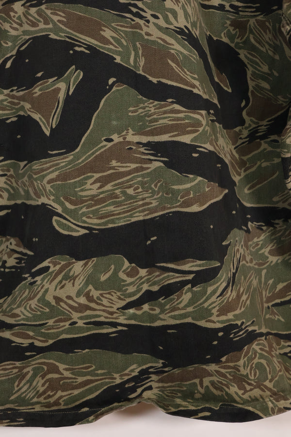 1960年代　US-M　シルバータイガー　タイガーストライプシャツ　着用感少ない　状態良い　中古品