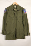 1969年契約　X-S-R 4th Model ジャングルファティーグ ジャケット　173空挺旅団　パッチあり　中古品
