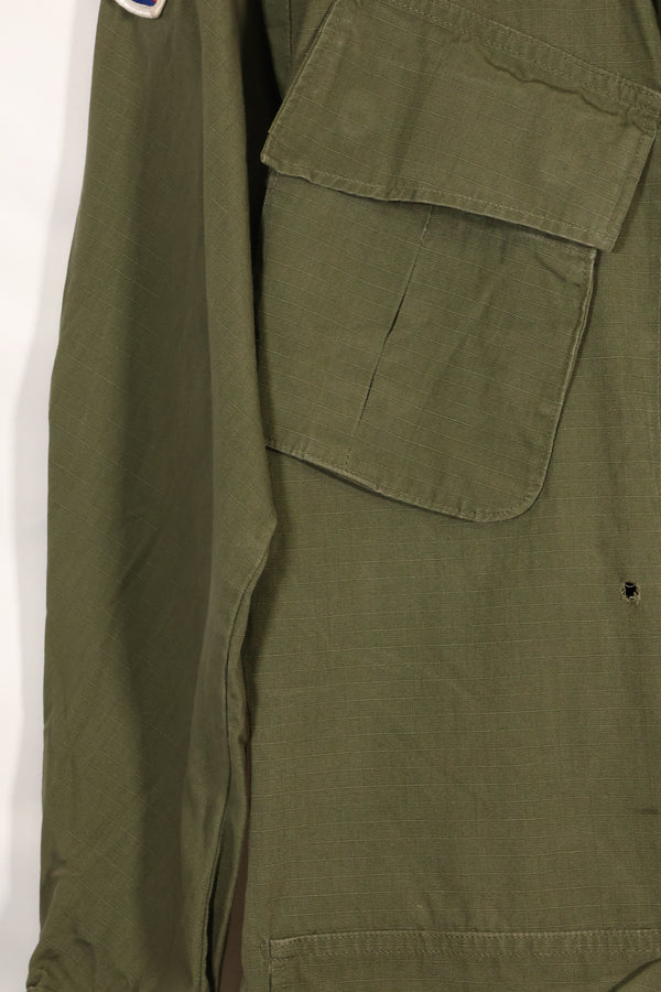 1969年契約　X-S-R 4th Model ジャングルファティーグ ジャケット　173空挺旅団　パッチあり　中古品