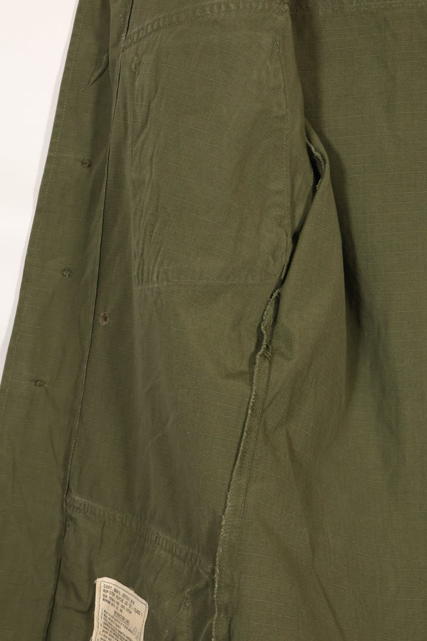 1969年契約　X-S-R 4th Model ジャングルファティーグ ジャケット　173空挺旅団　パッチあり　中古品