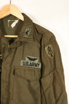 1971年契約　M-L　アメリカ陸軍　NOMEX フライヤー用難燃性ジャケット　パッチ付　中古品