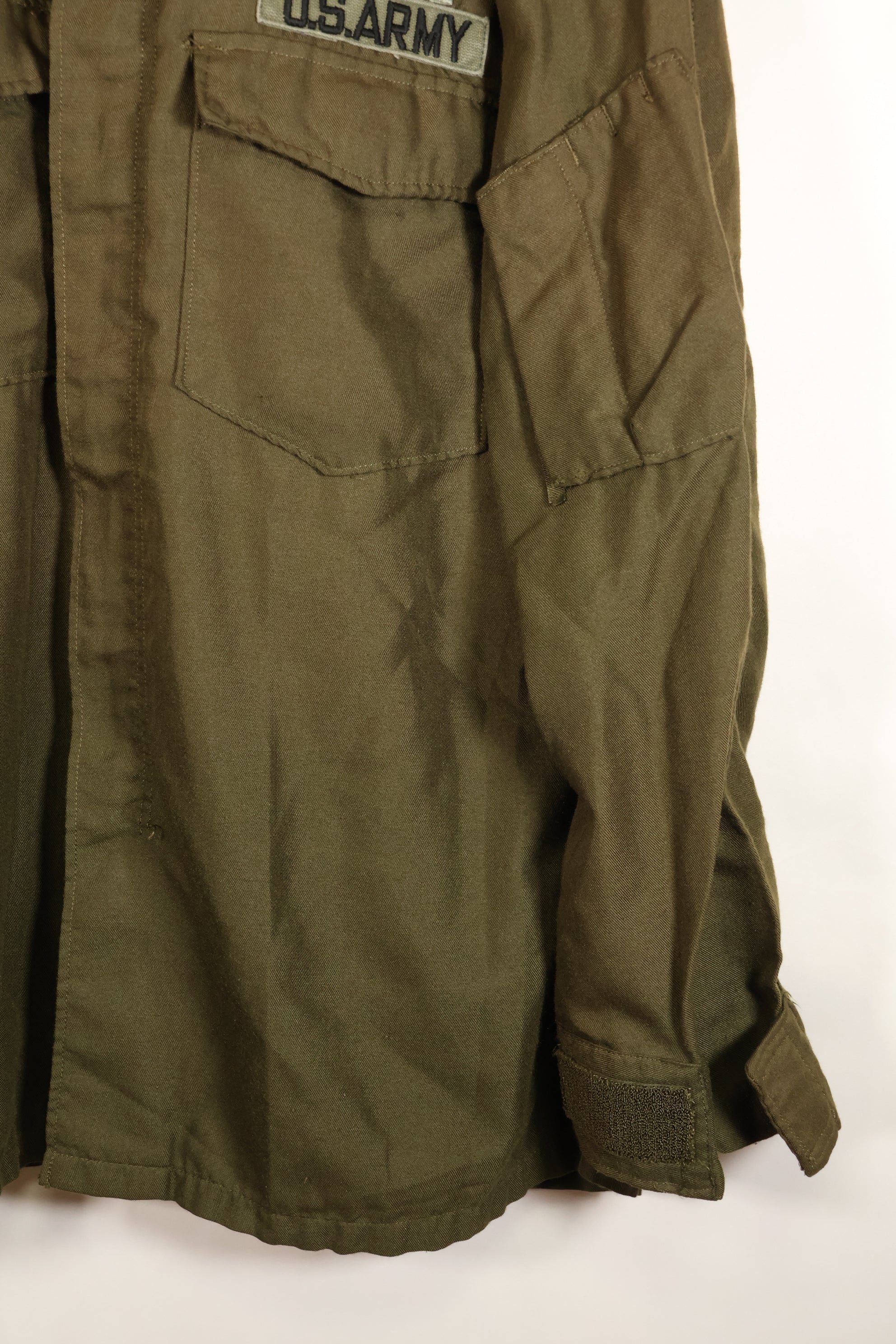 1971年契約　M-L　アメリカ陸軍　NOMEX フライヤー用難燃性ジャケット　パッチ付　中古品