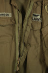 1971年契約　M-L　アメリカ陸軍　NOMEX フライヤー用難燃性ジャケット　パッチ付　中古品