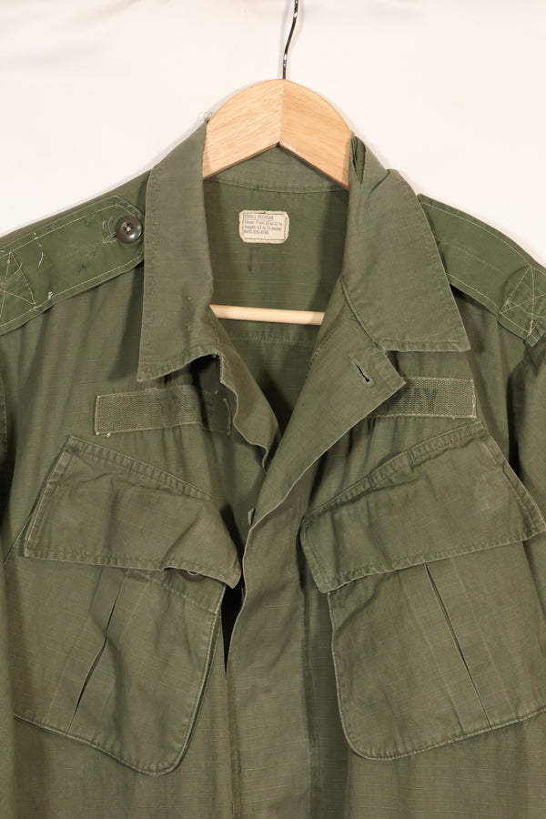 1968 Contract S-R 4th Model Jungle Fatigue Jacket MP Specs Used