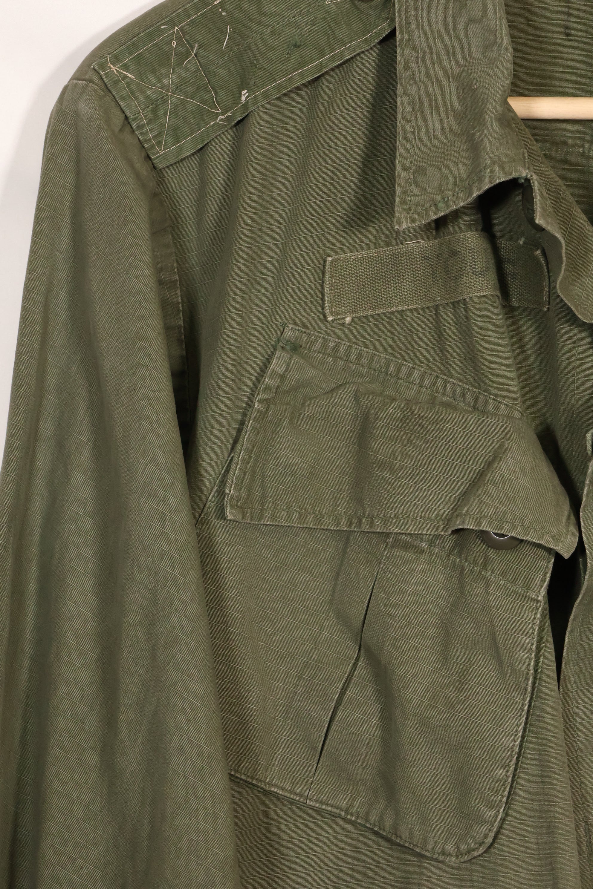 1968 Contract S-R 4th Model Jungle Fatigue Jacket MP Specs Used