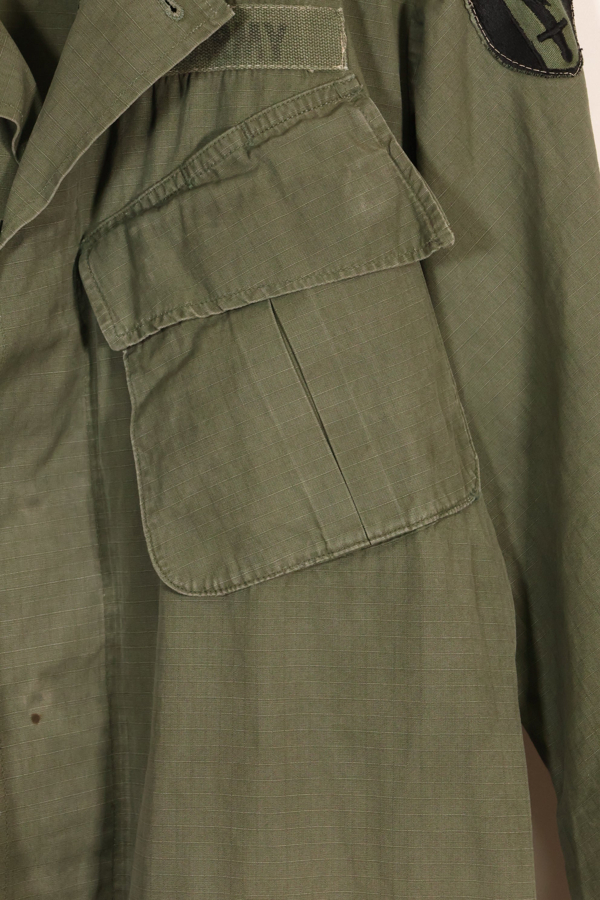 1968 Contract S-R 4th Model Jungle Fatigue Jacket MP Specs Used