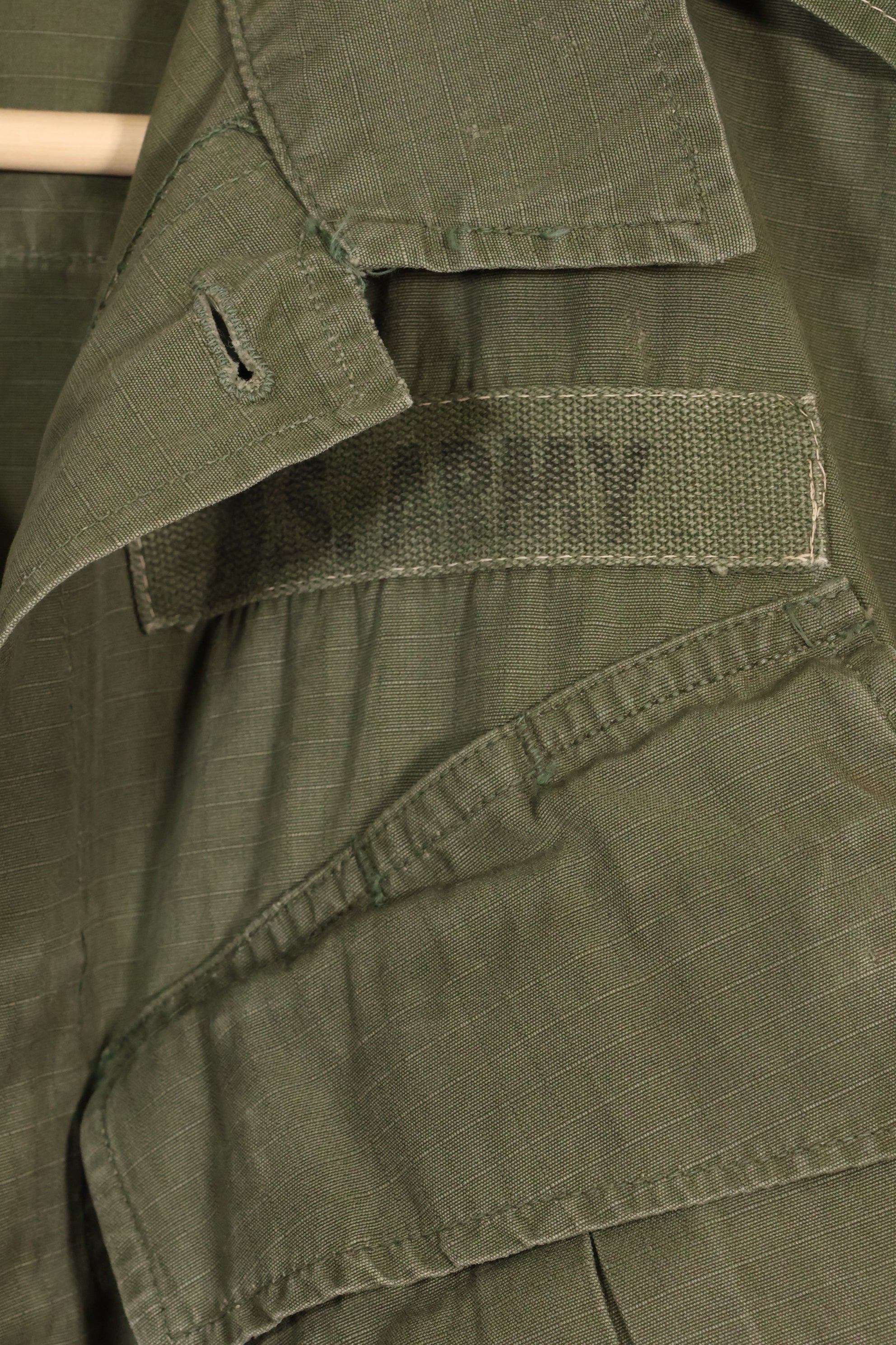 1968 Contract S-R 4th Model Jungle Fatigue Jacket MP Specs Used