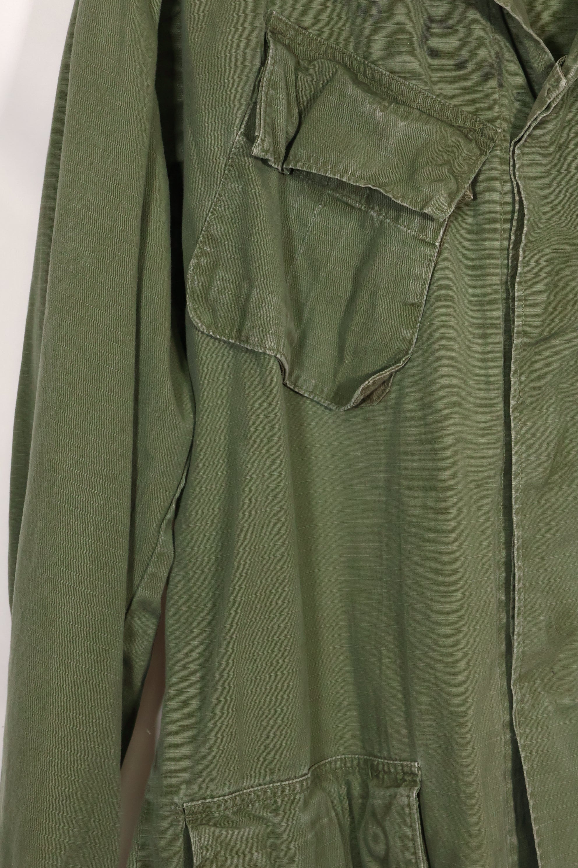 実物　L-L　1969年製　USMC　4th Model ジャングルファティーグ　ジャケット　中古品