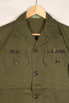 Estimated late 1960s; Made in Japan; Taylor brand; OG-107 Utility Shirt; Yokota Air Base; Used