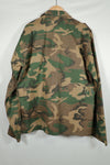実物生地　南ベトナム　M59 ユーティリティ 空挺シャツ　パッチ後付け　未使用品
