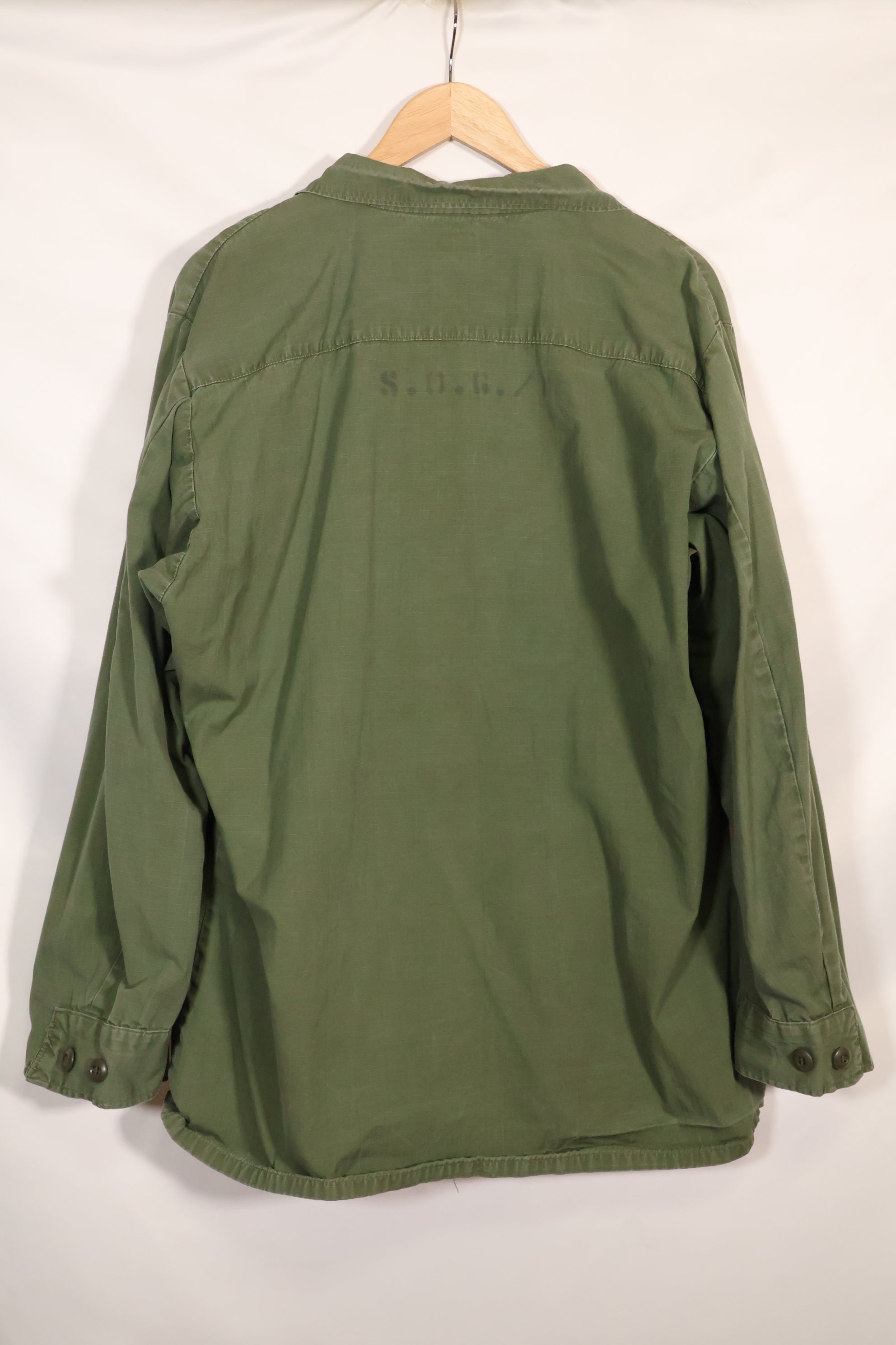 実物　L-L　1969年製　USMC　4th Model ジャングルファティーグ　ジャケット　中古品