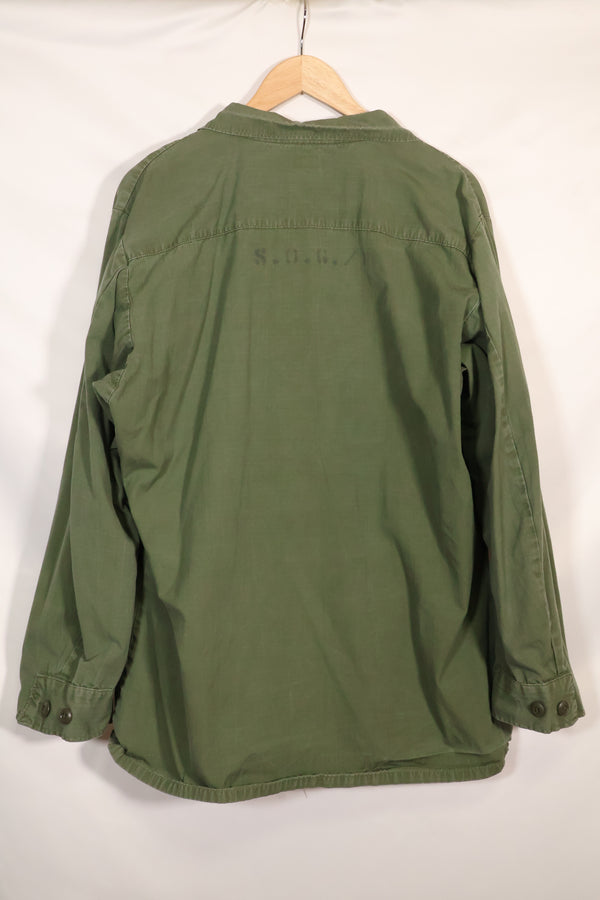 実物　L-L　1969年製　USMC　4th Model ジャングルファティーグ　ジャケット　中古品