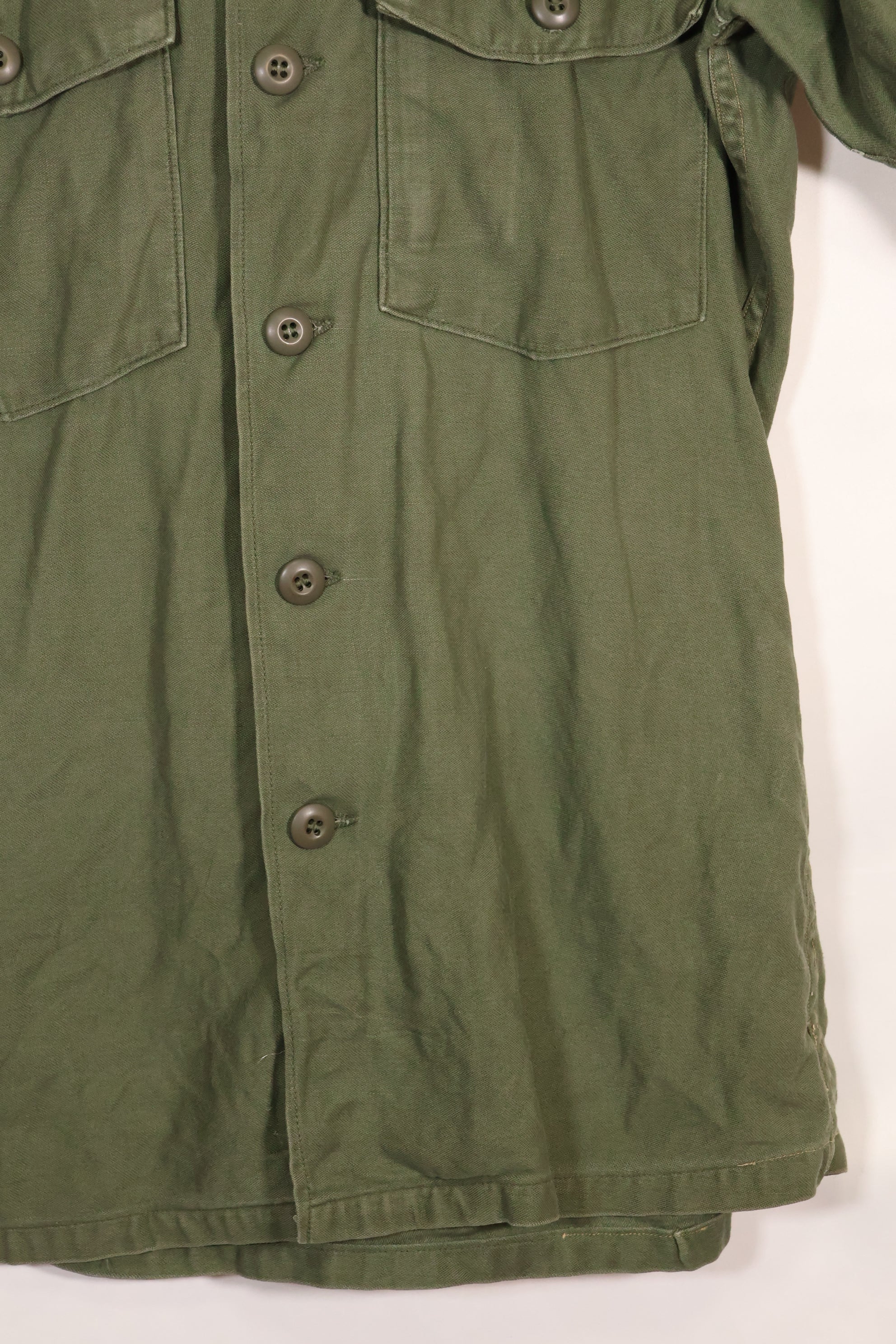 1967年契約　スヌーピーパッチ　アメリカ海軍　USN　OG-107　ユーティリティシャツ　中古品　A