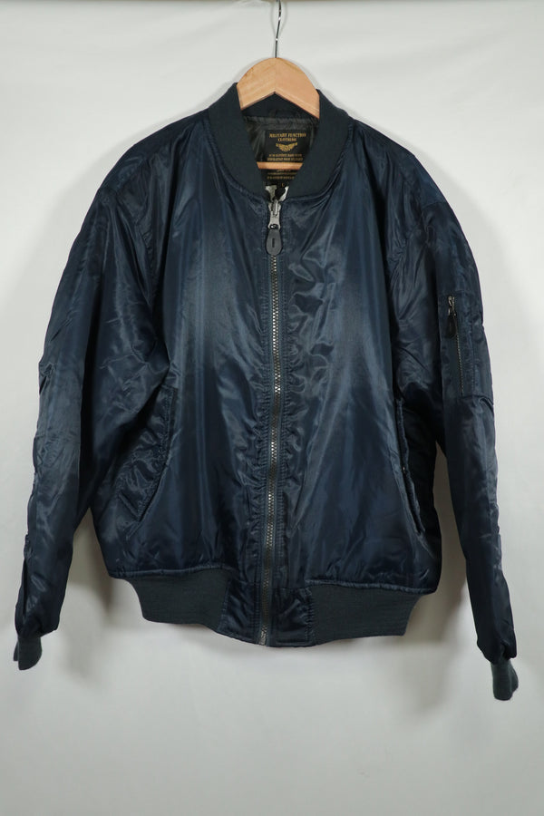 近年 沖縄製　スーバニアジャケット　直接刺繍　MA-1　A