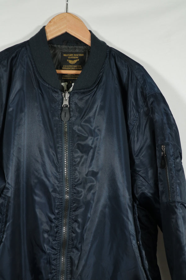 近年 沖縄製　スーバニアジャケット　直接刺繍　MA-1　A