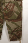 1950s-60s French Army TAP 47/53 pattern lizard camouflage pants, used.
