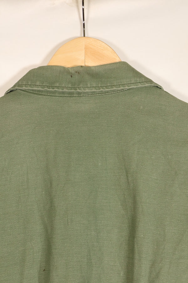 1968年契約　推定S~M　OG-107　ユーティリティシャツ　Type III　パッチ付　中古品