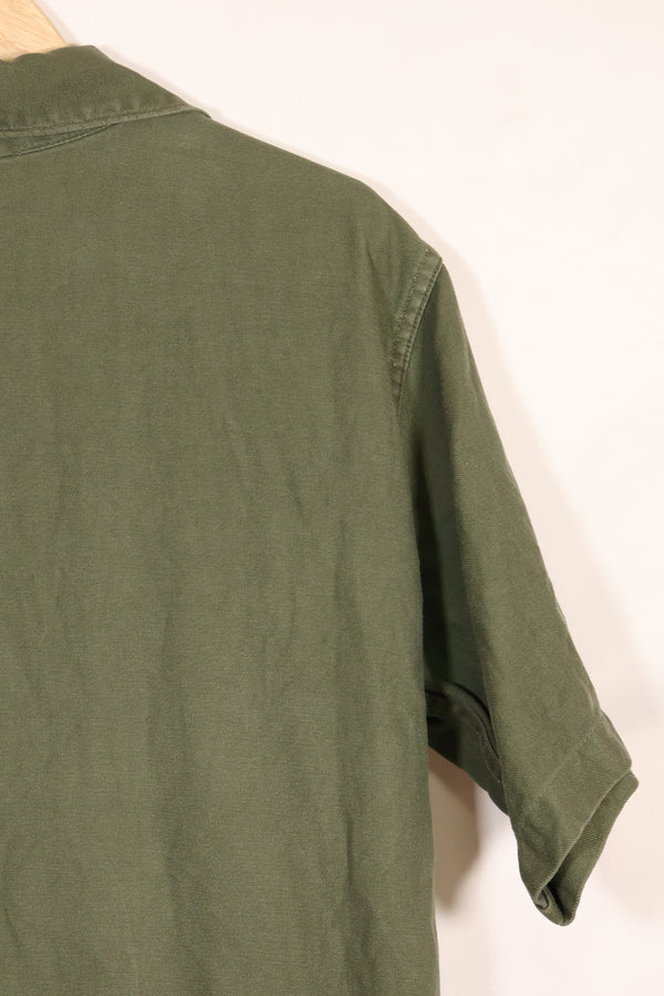 1967年契約　スヌーピーパッチ　アメリカ海軍　USN　OG-107　ユーティリティシャツ　中古品　A