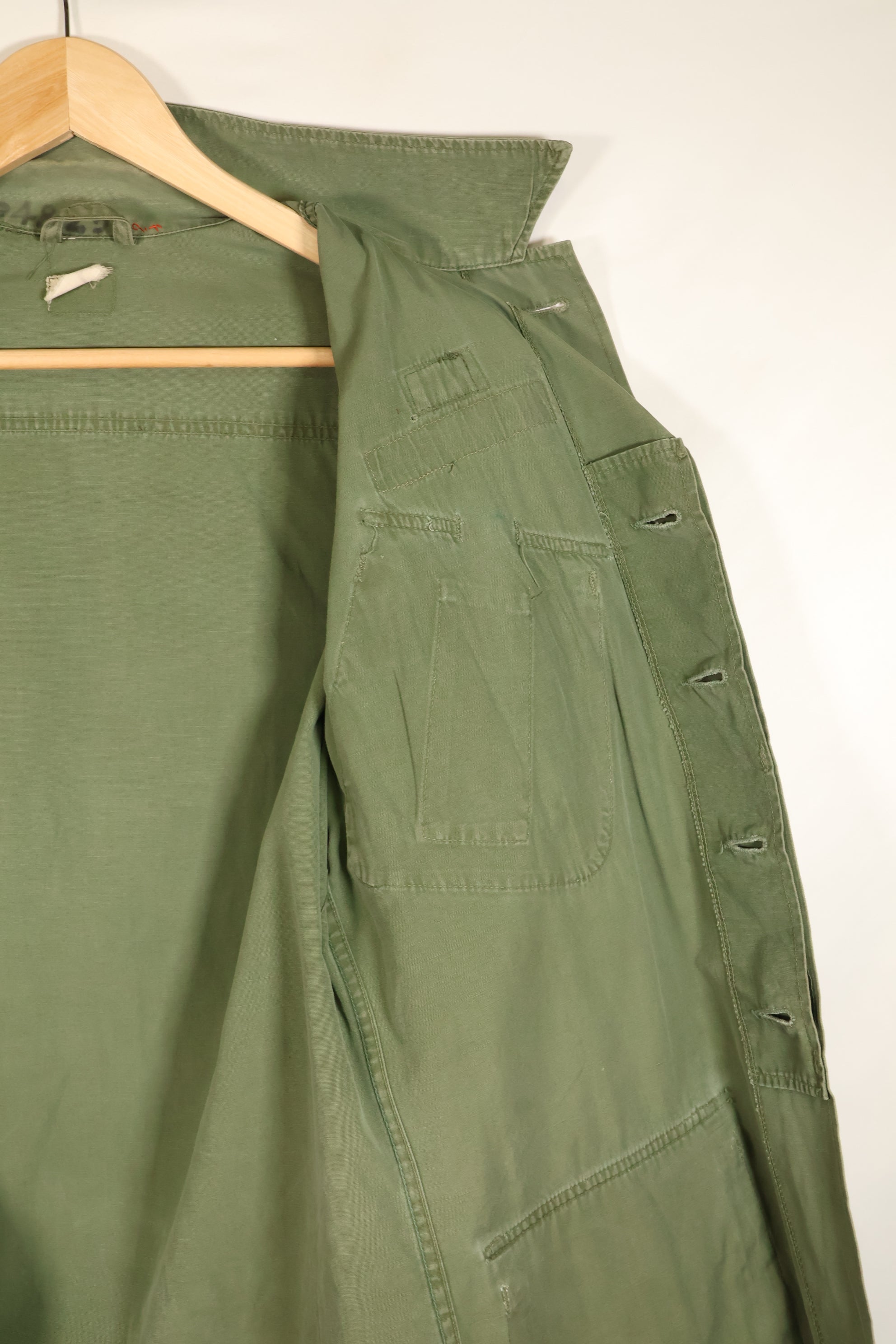 推定1966~67年頃契約　S-R　3rd Model ジャングルファティーグ　ジャケット　グリーンベレー　中古品