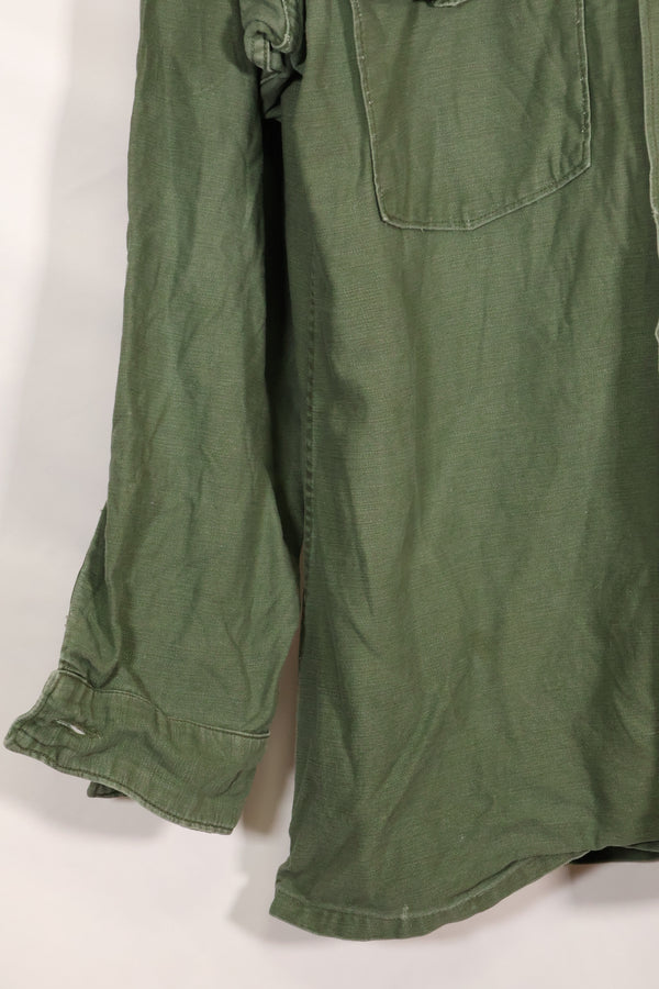 1960年代〜70年代　OG-107　ユーティリティシャツ　アメリカ陸軍　173空挺旅団　所属兵士　中古品