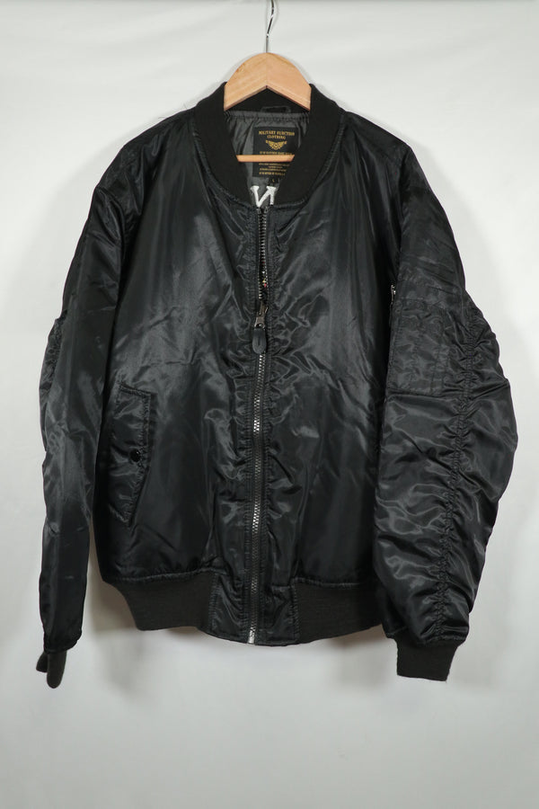 近年 沖縄製　スーバニアジャケット　直接刺繍　MA-1　B