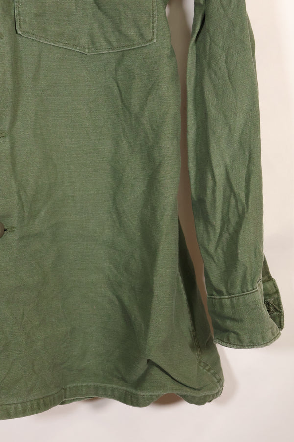 1960年代〜70年代　OG-107　ユーティリティシャツ　アメリカ陸軍　173空挺旅団　所属兵士　中古品