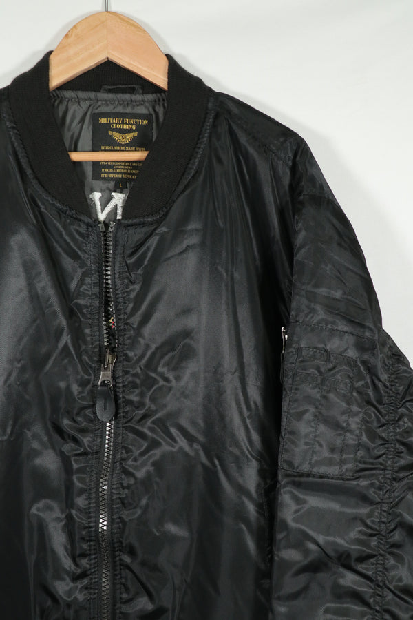 近年 沖縄製　スーバニアジャケット　直接刺繍　MA-1　B