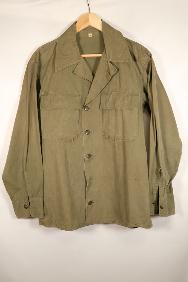 1940年代　M　試作品　アメリカ軍　陸軍　コットンポップリン製　ジャングルシャツ　中古品