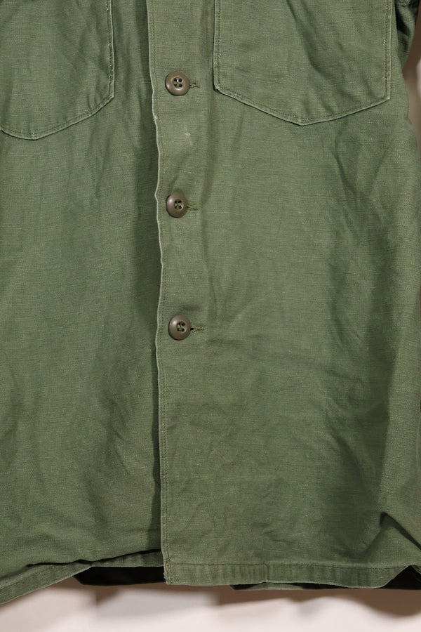 1960年代〜70年代　OG-107　ユーティリティシャツ　アメリカ陸軍　173空挺旅団　所属兵士　中古品