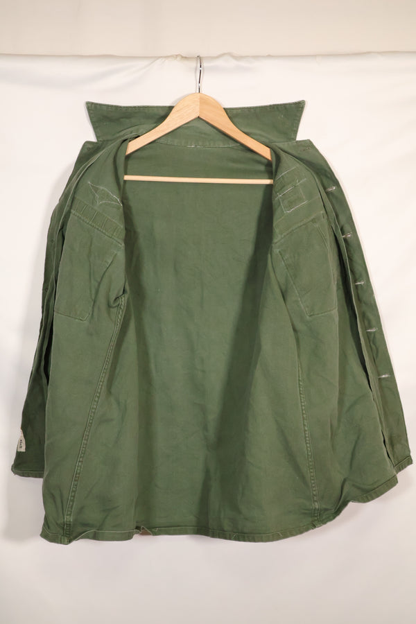 1960年代〜70年代　OG-107　ユーティリティシャツ　アメリカ陸軍　173空挺旅団　所属兵士　中古品