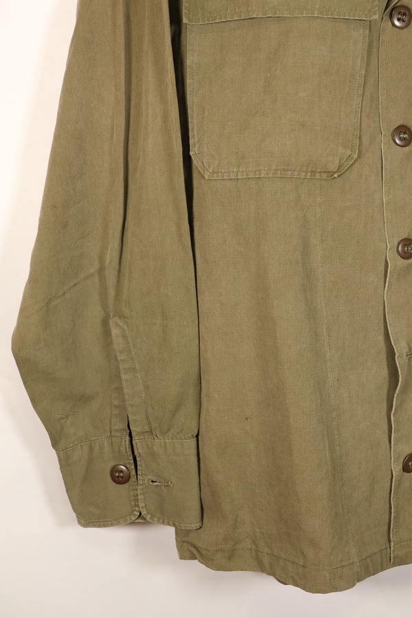 1940年代　M　試作品　アメリカ軍　陸軍　コットンポップリン製　ジャングルシャツ　中古品