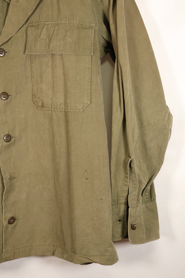 1940年代　M　試作品　アメリカ軍　陸軍　コットンポップリン製　ジャングルシャツ　中古品