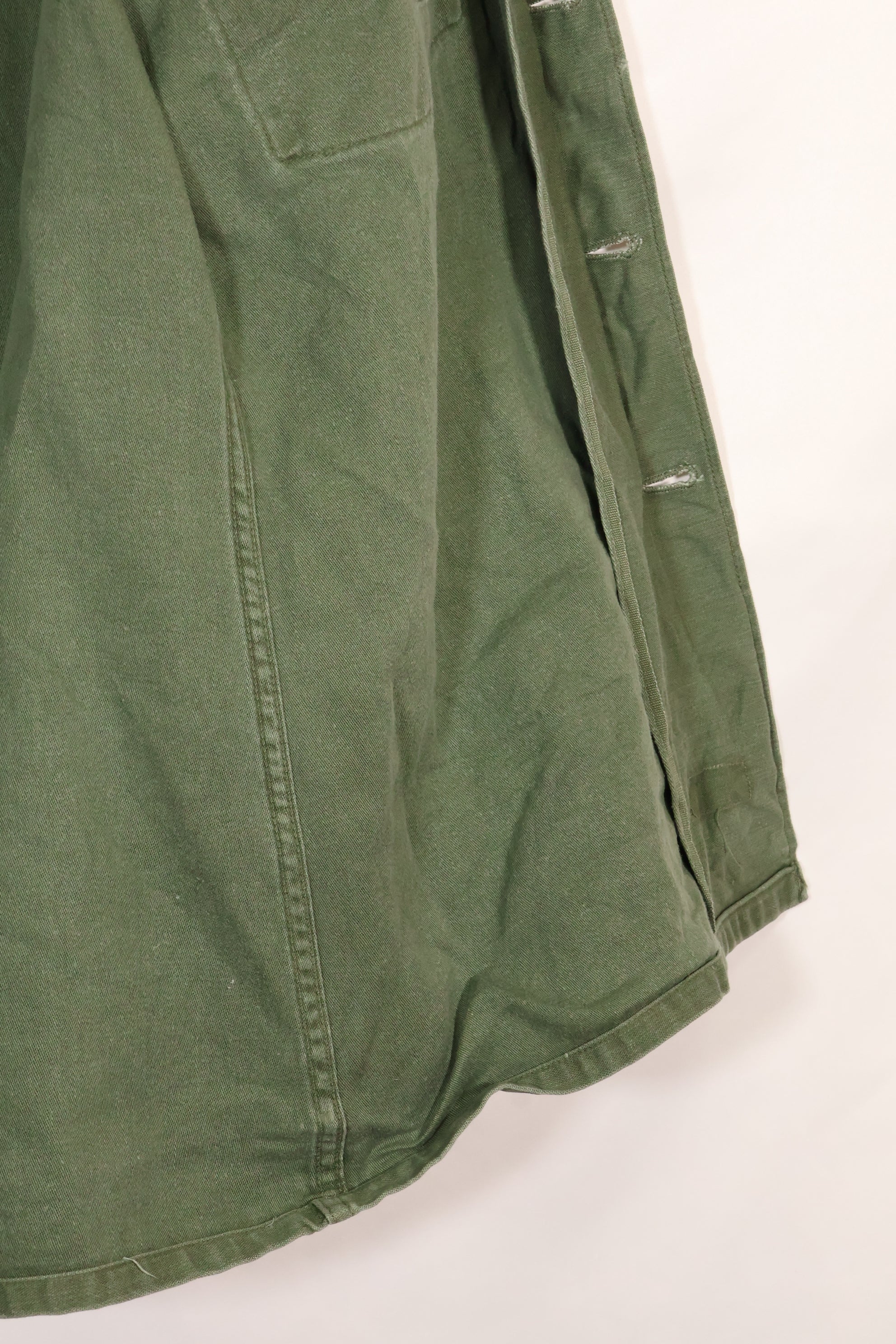 1960年代〜70年代　OG-107　ユーティリティシャツ　アメリカ陸軍　173空挺旅団　所属兵士　中古品