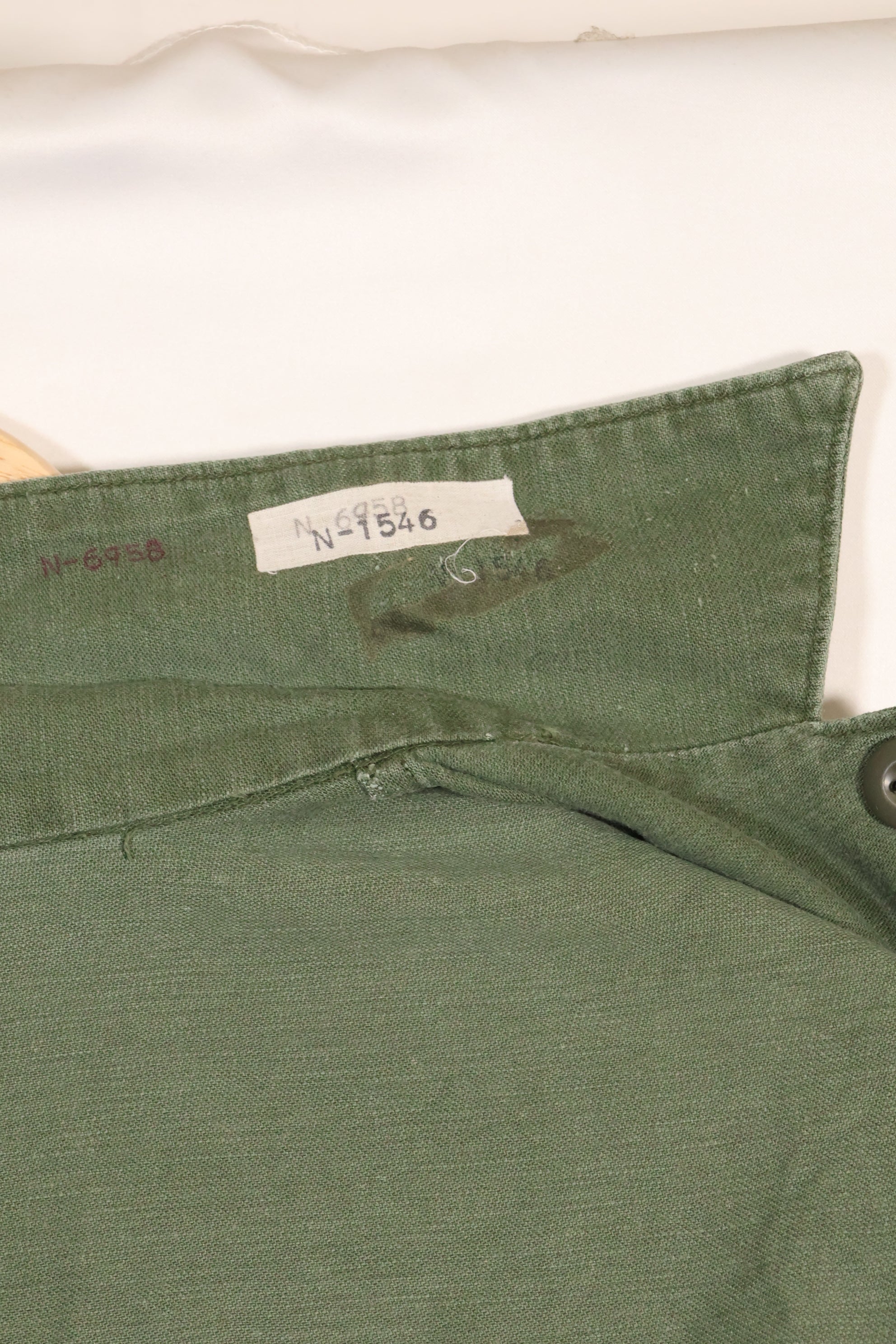 1960年代〜70年代　OG-107　ユーティリティシャツ　アメリカ陸軍　173空挺旅団　所属兵士　中古品