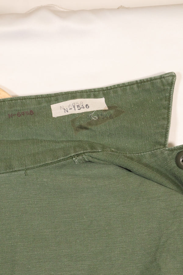 1960年代〜70年代　OG-107　ユーティリティシャツ　アメリカ陸軍　173空挺旅団　所属兵士　中古品