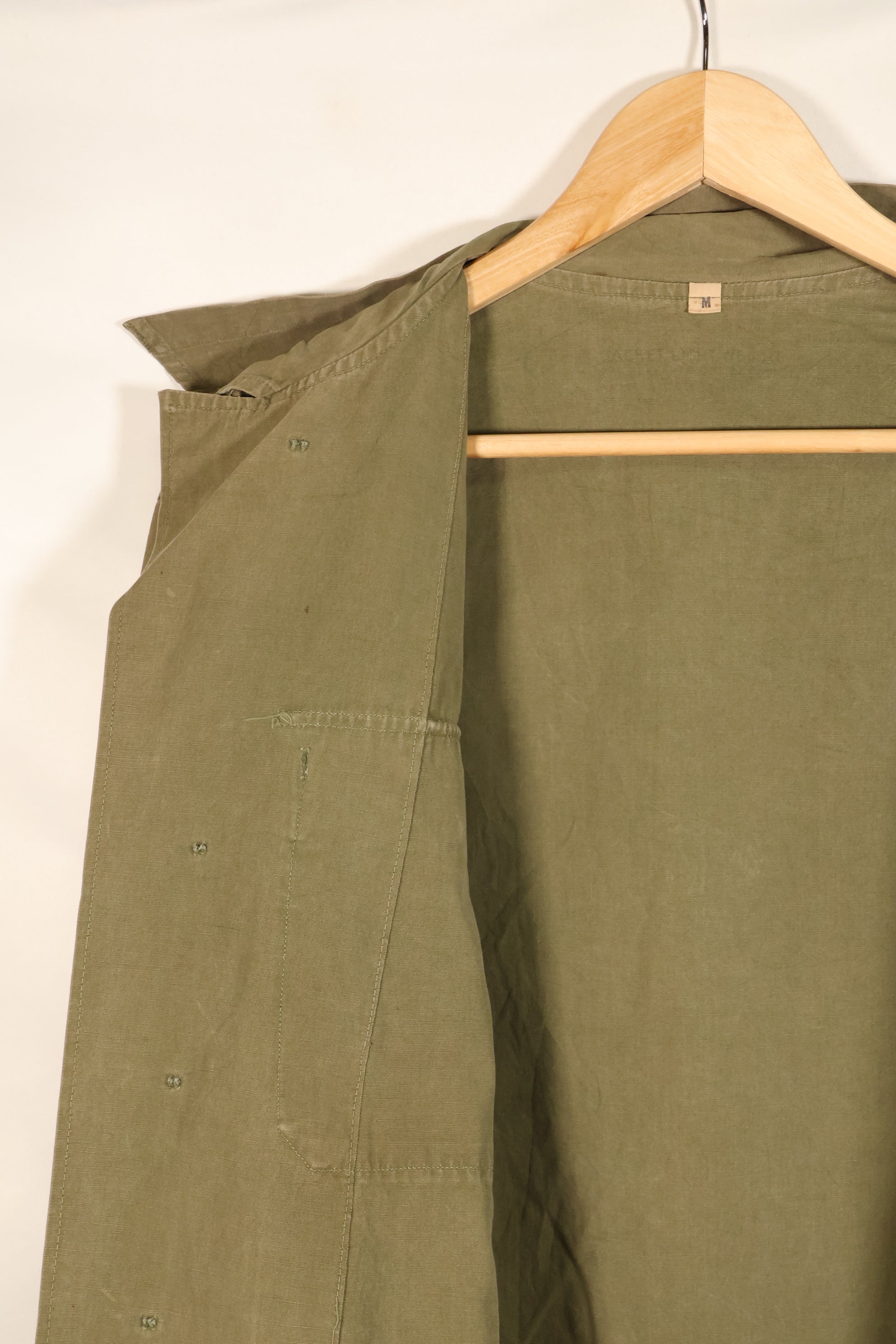 1940年代　M　試作品　アメリカ軍　陸軍　コットンポップリン製　ジャングルシャツ　中古品
