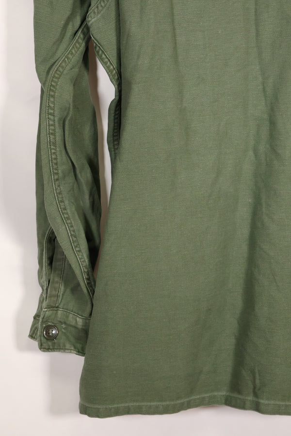 1960年代〜70年代　OG-107　ユーティリティシャツ　アメリカ陸軍　173空挺旅団　所属兵士　中古品