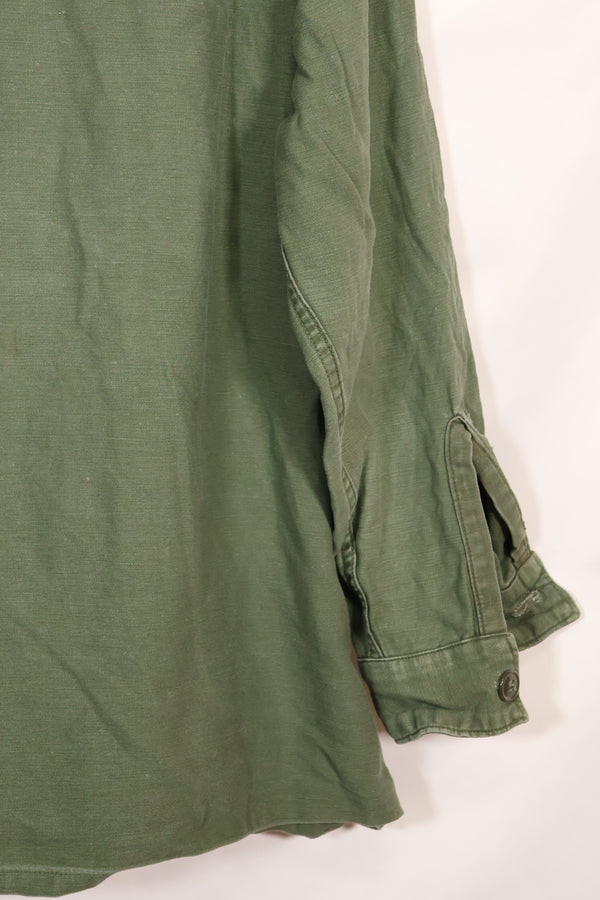 1960年代〜70年代　OG-107　ユーティリティシャツ　アメリカ陸軍　173空挺旅団　所属兵士　中古品