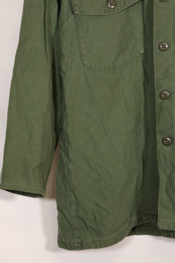 1967年契約　アメリカ海軍　OG-107 ユーティリティシャツ　工兵部隊 SEABEES　同一オーナー A